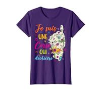 Je suis Une Corse T-Shirt, Femme, Violet, M