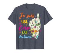 Je suis Une Corse T-Shirt, Homme, Bleu Chiné, S