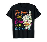 Je suis Une Corse T-Shirt, Homme, Noir, 3XL