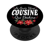 Je suis Une Cousine Qui Déchire Annonce Grossesse 2026 PopSockets PopGrip Adhésif