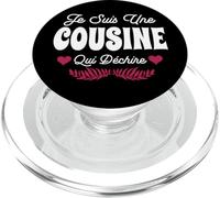 Je suis Une Cousine Qui Déchire Annonce Grossesse 2026 PopSockets PopGrip pour MagSafe