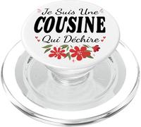 Je suis Une Cousine Qui Déchire Annonce Grossesse 2026 PopSockets PopGrip pour MagSafe