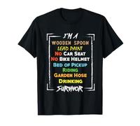 Je suis Une cuillère en Bois, Peinture au Plomb, Pas de siège de Voiture, Pas de Casque de vélo, T-Shirt