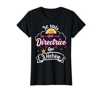 Je suis Une Directrice Qui Déchire Idée Original Drôle T-Shirt, Femme, Noir, 3XL