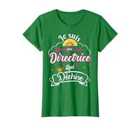 Je suis Une Directrice Qui Déchire Idée Original Drôle T-Shirt, Femme, Vert Kelly, L