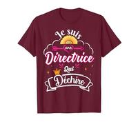 Je suis Une Directrice Qui Déchire Idée Original Drôle T-Shirt, Homme, Marron, L