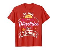 Je suis Une Directrice Qui Déchire Idée Original Drôle T-Shirt, Homme, Rouge, S