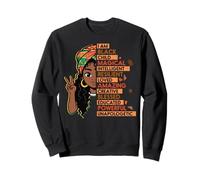 Je suis Une Enfant Noire, Une Fille Africaine Magique, Mois de l'histoire Sweatshirt