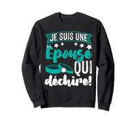 Je suis Une Épouse Qui déchire! Jour de Mariage Cadeau Sweatshirt