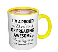 Je Suis Une Équipe D'Employés Formidables. Tasse Pratiques Tasses Avec Poignée Tasse À Café Pour Chocolat Chaud Homme Eau 330Ml