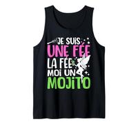 Je suis Une Fée La Fée Moi Un Mojito Humour Apero Drôle Débardeur