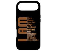 Je suis Une Femme Noire, a Fait des études sur l'histoire des Noirs, Femmes et Filles africaines Coque pour iPhone Air