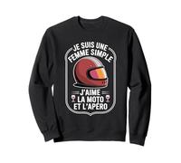 Je suis Une Femme Simple Moto Apéro Sweatshirt