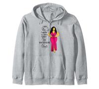 Je suis Une Fille de mai, chrétienne, Jésus Christ, Femmes Noires Fortes Sweat à Capuche