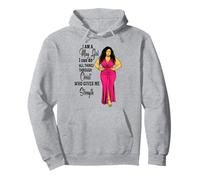 Je suis Une Fille de mai, chrétienne, Jésus Christ, Femmes Noires Fortes Sweat à Capuche