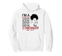 Je suis Une Fille d'octobre, Je Peux Tout Faire grâce à Christ Queen Sweat à Capuche