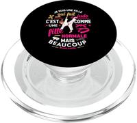 Je suis Une Fille Qui Fait du Judo Normale mais Plus Cool PopSockets PopGrip pour MagSafe