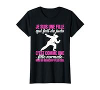 Je Suis Une Fille Qui Fait Du Judo Normale Mais Plus Cool T-Shirt