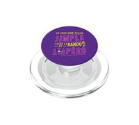 Je suis Une Fille Simple J'aime la Rando et l'Apéro PopSockets PopGrip pour MagSafe