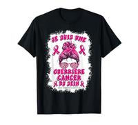 Je Suis Une Guerriere Cancer Du Sein Octobre Rose T-Shirt
