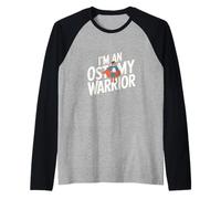 Je suis Une guerrière de la stomie Sensibilisation à la stomie Survivor Strength Manche Raglan