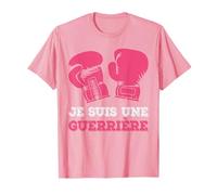 Je suis Une guerrière Soutien Combat Cancer du Sein T-Shirt