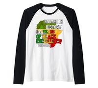 Je suis Une Histoire Noire Un Mois Amusant de l'histoire des Noirs Manche Raglan