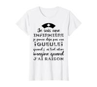 Je suis Une Infirmière Imagine Quand J' AI Raison Humour T-Shirt