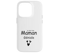 Je suis Une Maman Géniale Coque pour iPhone 14 Pro