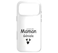 Je suis Une Maman Géniale Coque pour iPhone 17 Pro Max