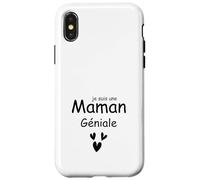 Je suis Une Maman Géniale Coque pour iPhone X/XS