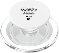 Je suis Une Maman Géniale PopSockets PopGrip pour MagSafe