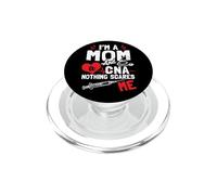 Je suis Une Maman infirmière et Une CNA, Rien ne me Fait Peur - Nurse's Mother PopSockets PopGrip pour MagSafe