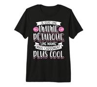 Je suis Une Mamie Petanque Boule Grand-mère T-Shirt Haut de Gamme