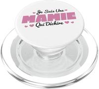 Je suis Une Mamie Qui Déchire Fête des Grand Mères Fleurs PopSockets PopGrip pour MagSafe