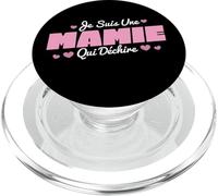 Je suis Une Mamie Qui Déchire Fête des Grand Mères Fleurs PopSockets PopGrip pour MagSafe