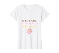 Je suis Une Orthophoniste Formidable T-Shirt Graphique avec Valeur, Femme, Blanc, L
