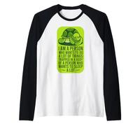 Je suis Une Personne Qui Veut Faire Beaucoup de Choses : Sleeping Turtle Lazy Boy Manche Raglan