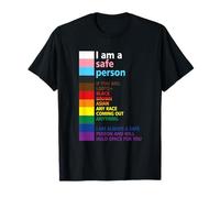 Je suis Une Personne sûre Fierté Allié, tu ES en sécurité avec Moi LGBTQ T-Shirt