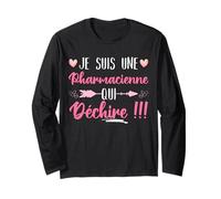 Je suis Une Pharmacienne Qui Déchire Humour Pharmacie Cadeau Manche Longue