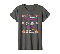 Je suis Une Princesse et Maman C'est la Reine Humour T-Shirt, Femme, Asphalte, 3XL