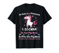 Je suis Une Princesse Licorne Je Fais Pipi Rose Cadeau T-Shirt Graphique avec Valeur
