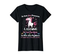 Je suis Une Princesse Licorne Je Fais Pipi Rose Cadeau T-Shirt Graphique avec Valeur
