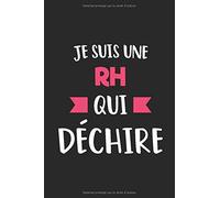 Je Suis Une Rh Qui Déchire: Journal/Carnet De Notes Ligné Drôle Pour Assistante Ou Directrice Rh, Joli Cadeau Original Rigolo De Fête Des Mères Ou Anniversaire Pour Femme Ou Maman Travaillant Dans Les