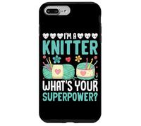 Je suis une tricoteuse, quel est ton super pouvoir créatif ? Coque pour iPhone 7 Plus/8 Plus