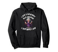 Je suis une vieille femme grincheuse Je suis qui je suis Mince patience Sweat à Capuche