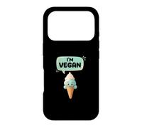 Je suis Vegan Happy Vegan, Amateur de crème glacée végétalienne à Base de Plantes Coque pour iPhone 17 Pro