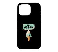 Je suis Vegan Happy Vegan, Amateur de crème glacée végétalienne à Base de Plantes Coque pour iPhone 16 Pro