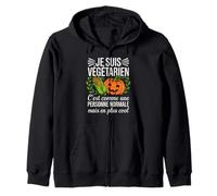 Je Suis Végétarien Plus Cool Drôle Idée Homme Végétarien Sweat à Capuche