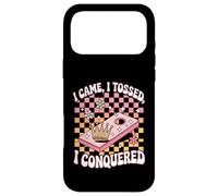 Je suis Venu, J'Ai jeté, J'Ai conquis Cornhole Coque pour iPhone 17 Pro Max